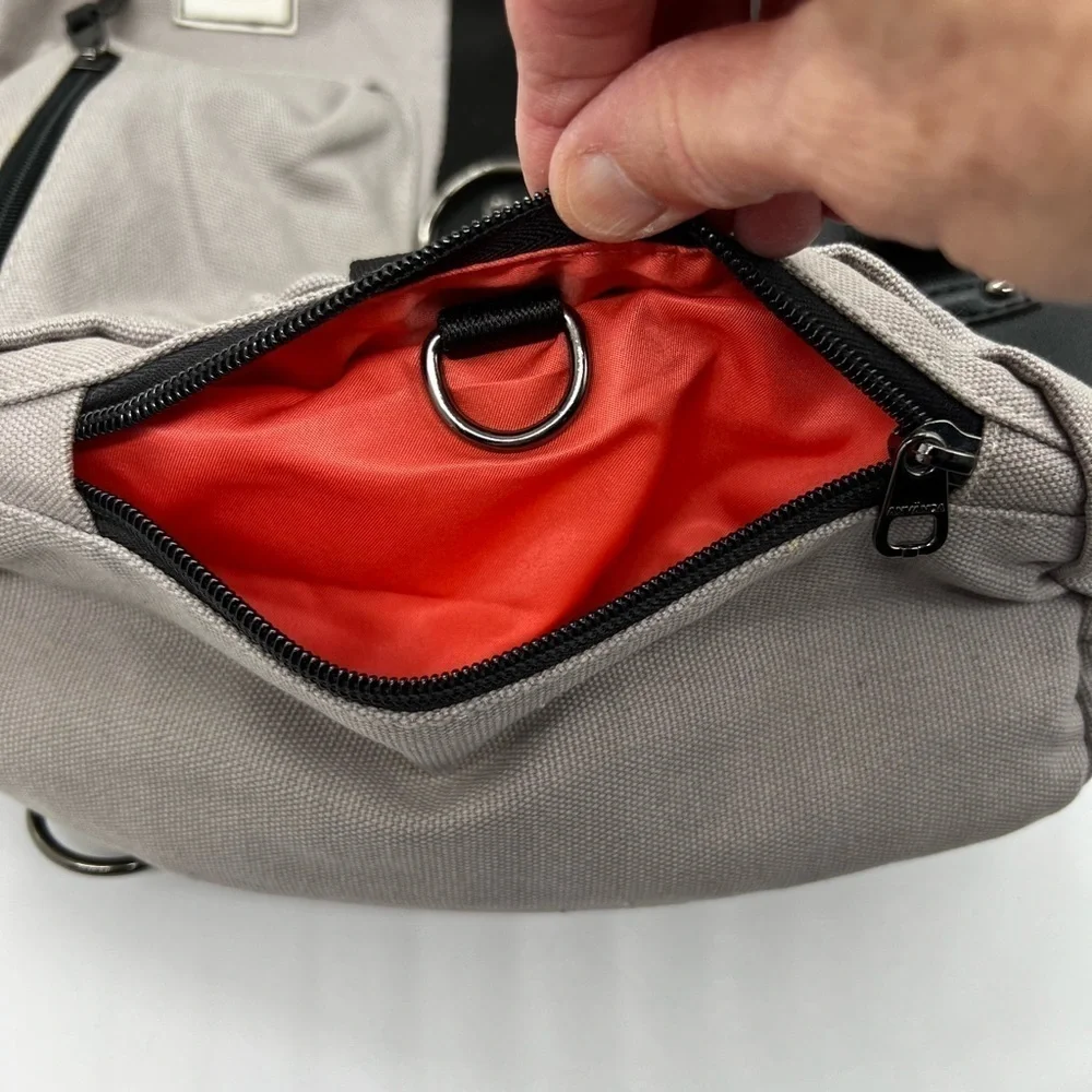 ANVANDA OF STOCKHOLM MULTI-PURPOSE CANVAS & LEATHER TRAVEL BAG NWOT
